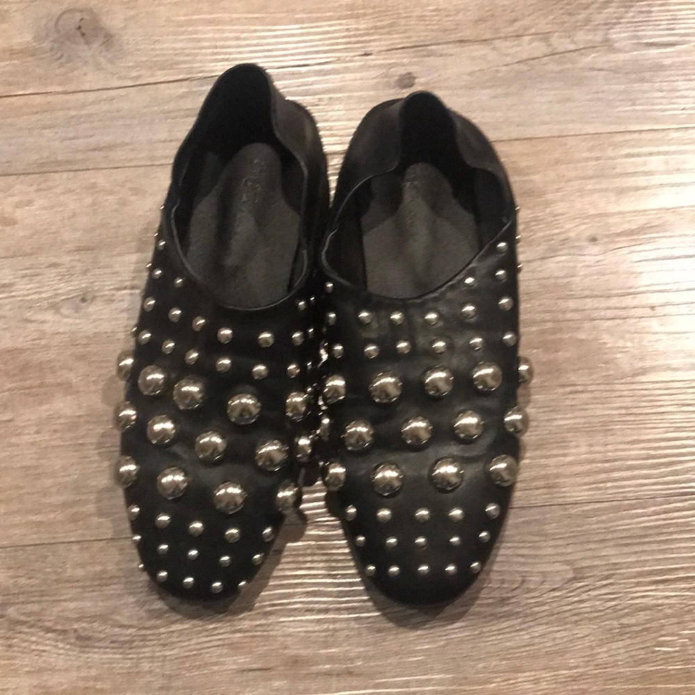 Studded Black Papa Paris Shoes